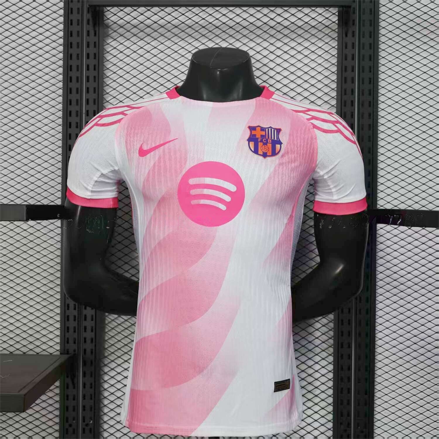 B.A.R.S.A 25-26 Red and White Diagonal Gradient Special Jersey - Player Version - JerseysGala